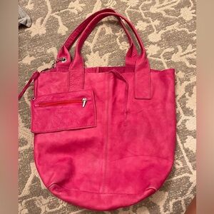 Nardelli Womens Italy Made Large Shoulder Bag Tote Purse Handbag Leather